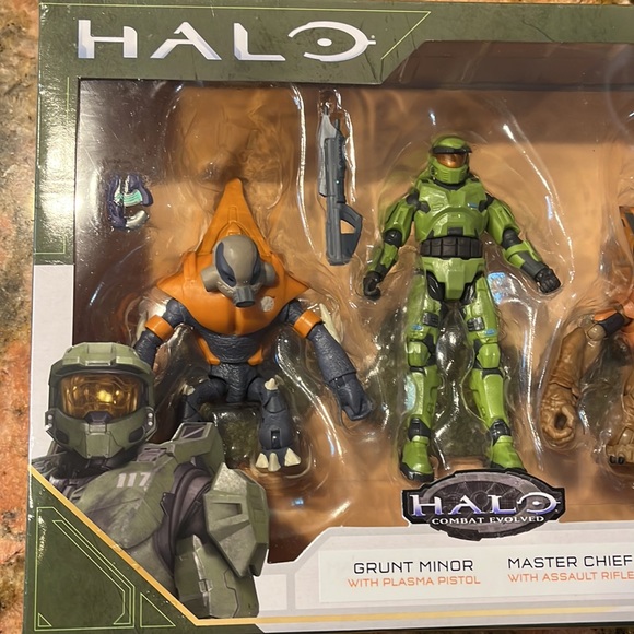 Halo action figures combat evolved infinite 20 year anniversary 12 piece - Picture 5 of 6